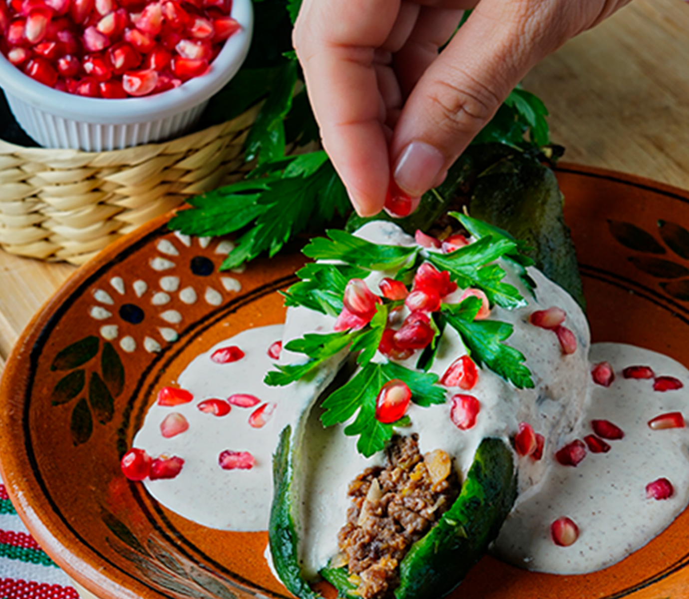 Ruta del buen comer Espavén® Receta para los chiles en nogada